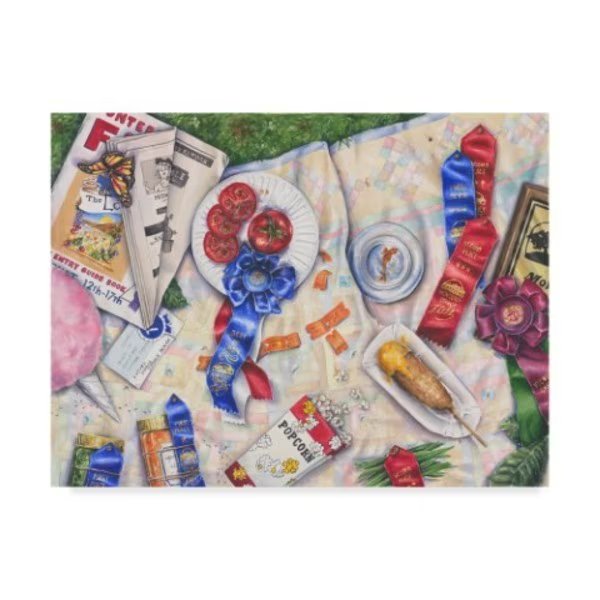 Charlsie Kelly 'Fair Time' Canvas Art, 14x19, Trademark Fine Art, Mfr#: ALI40864-C1419GG